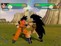 une photo d'Ã©cran de Dragon Ball Z - Budokai sur Nintendo Gamecube